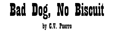 BAD DOG, NO BISCUIT by C.V. Puerro