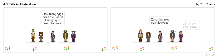 JD Tells An Easter Joke